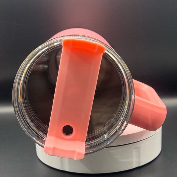 PINK Travel Mug with Gold Under 40oz - Picture 2 of 4